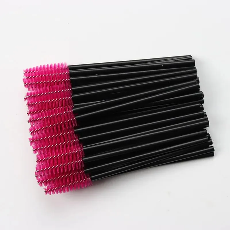 50 stk disponibel krystal øjenvippe børste Mascara tryllestave applikator diamant øjenvippe børster øjenvippeforlængelse kvinder makeup værktøj — image 25