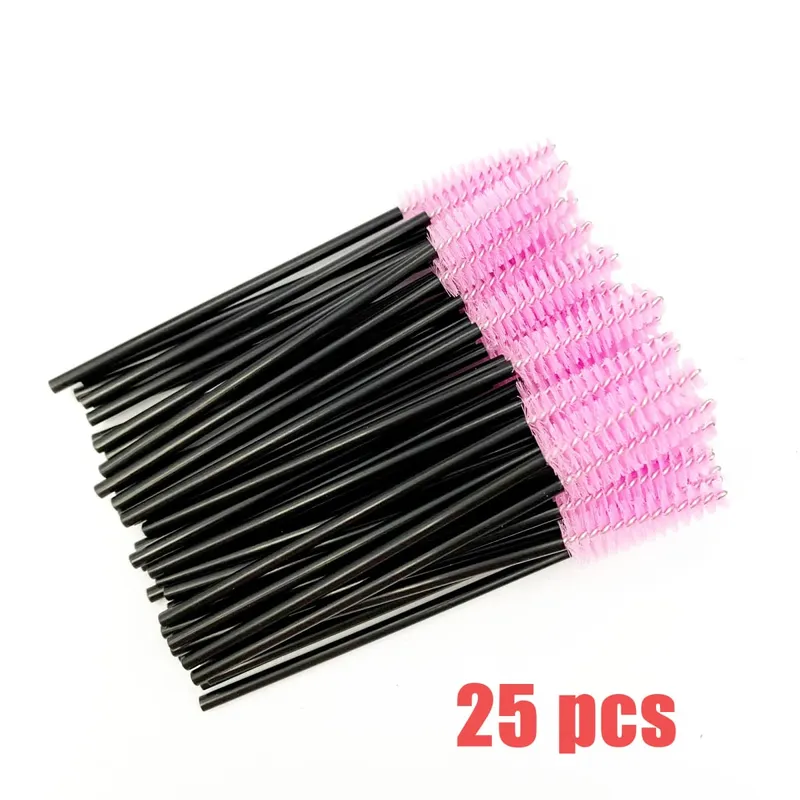 Einweg-Wimpernbürsten mit Kristalldiamantgriff, Wimpernbürste, Augenbrauen-Mascara-Stäbe, Wimpernverlängerungszubehör, Make-up-Werkzeuge — image 8