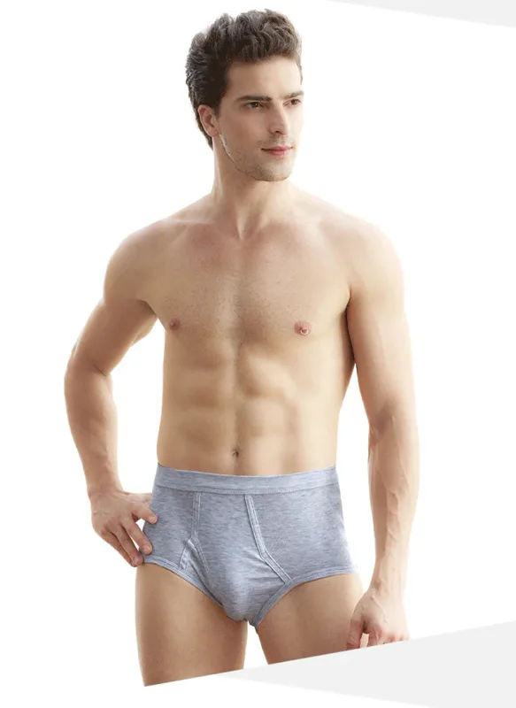 95KG Solid Fat Plus Size Men's Underwear Mens Underwear 100% Cotton Comfortable Breathable Loose Large Size Men Briefs Panties — image 13