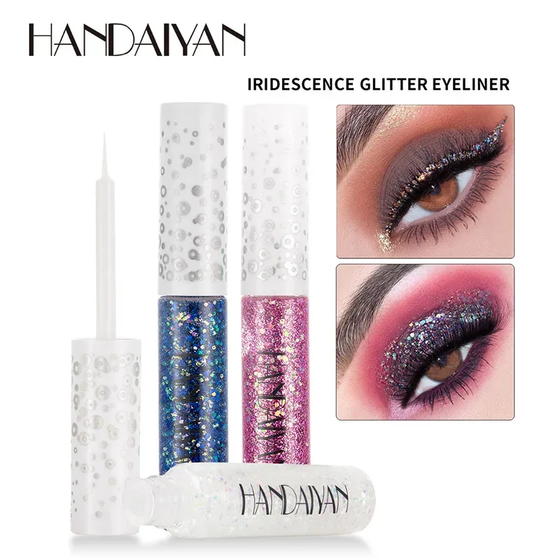 Eyeliner liquide à paillettes de diamant, 12 couleurs, Durable, imperméable, maquillage scintillant et brillant, crayon pour les yeux, outils de beauté — image 3