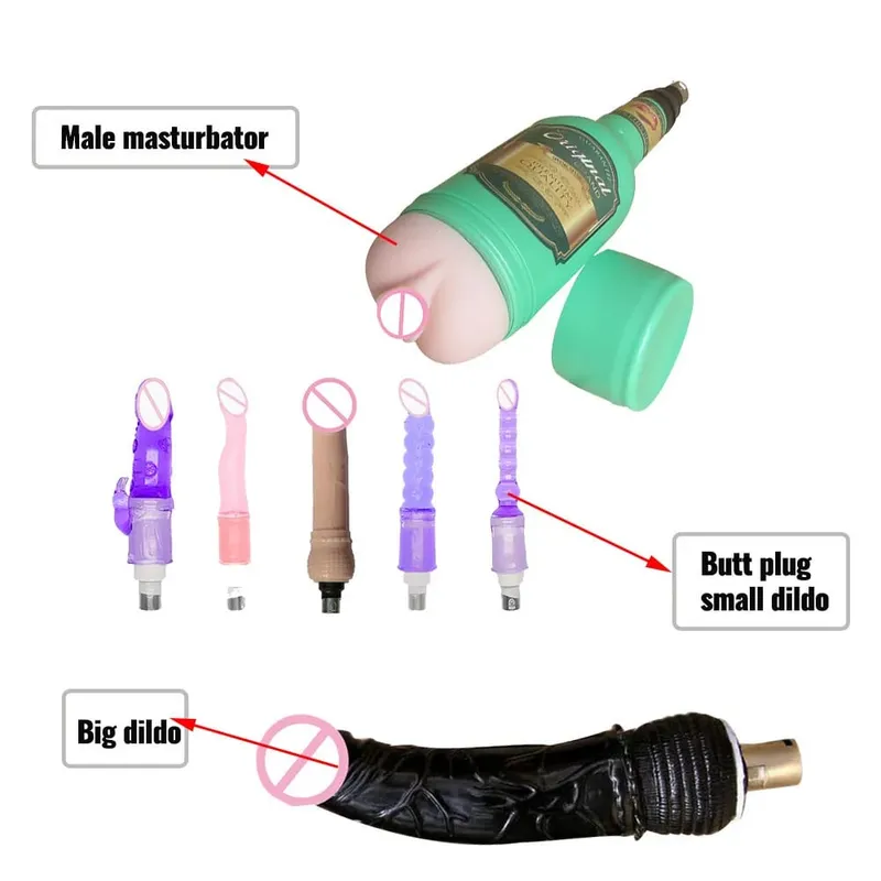 Macchina automatica del sesso del vibratore del motore forte con gli allegati del dildo Giocattoli regolabili del sesso della macchina di amore della pistola per il gioco adulto delle donne dell'uomo — image 2