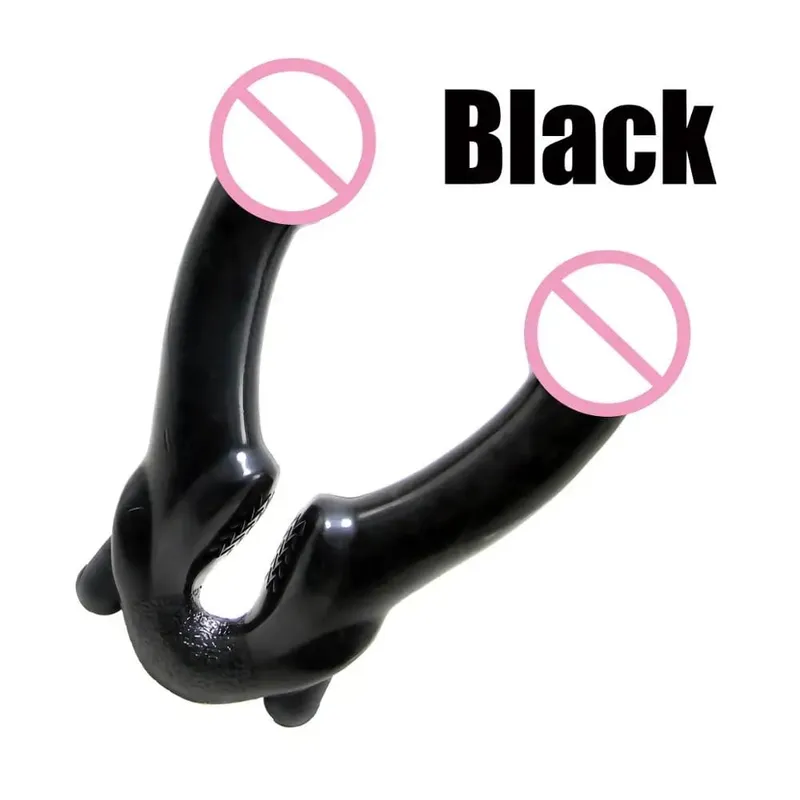 Gode vibrateur sans bretelles avec télécommande sans fil, Double pénétration, produits pour adultes, jouets sexuels pour femmes lesbiennes — image 14
