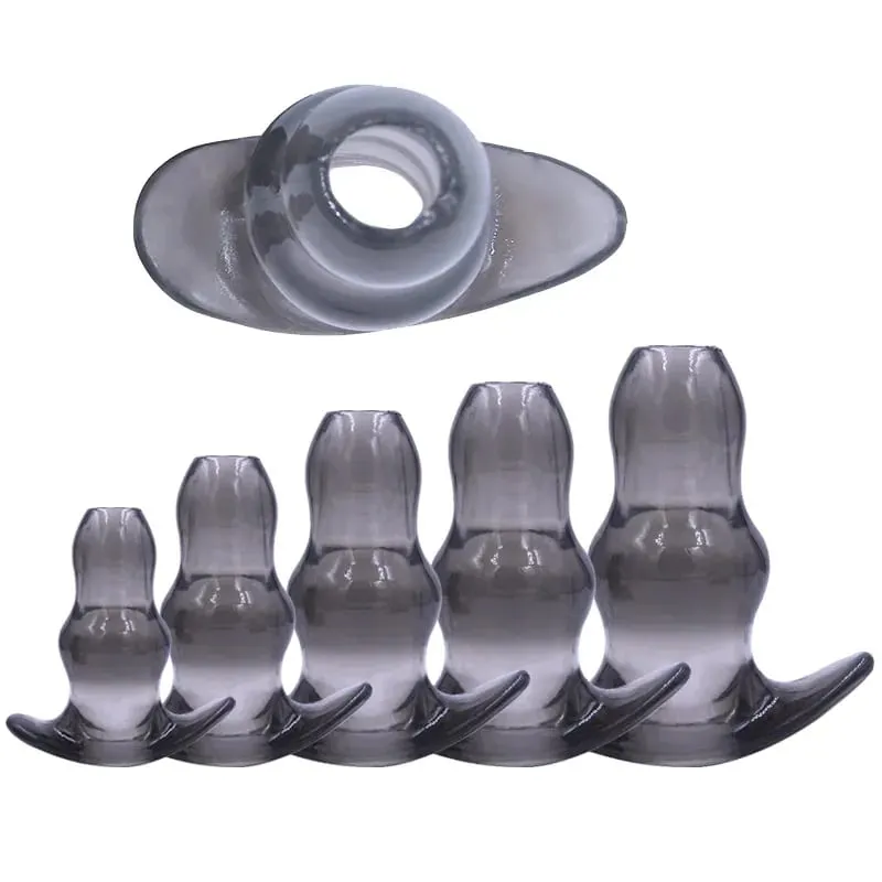 5 velikostí dutá anální zátka Soft Speculum Masážní zátka prostaty Klystýr Sexuální hračky pro ženy Muži Sexuální produkty s análním dilatátorem — image 1