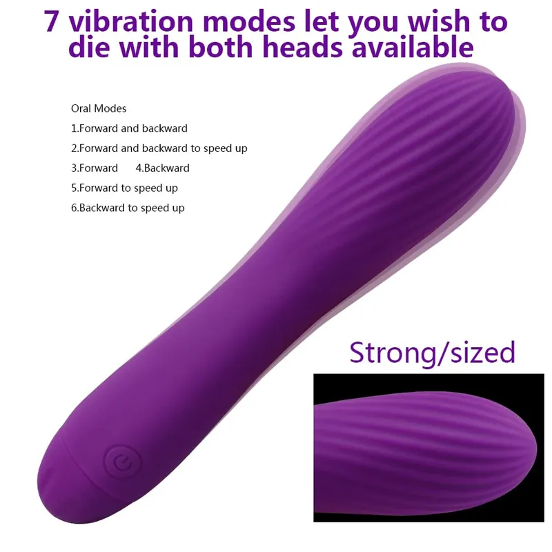 Vibrator, vibrierend, für Vagina-Stimulation, Silikon, wiederaufladbar, G-Punkt-Dildo, Vibrator, Massage, 7 Vibrationsmuster, Sexspielzeug für Frauen — image 3