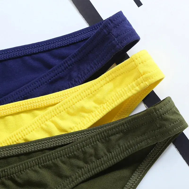 5pcs Men's Underwear Male Solid Briefs Underpants for Men Brief Cotton Adult Panties Mens Bikini Pant Men Sexy Slip Hombre 1805 — image 6