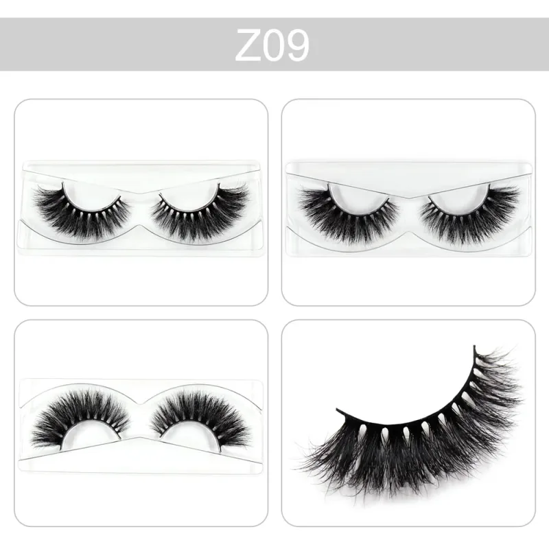 Trang điểm Mi 3D Lông mi chồn Wispy Volume Lông mi giả Kịch tính Mi Lông mi xù tự nhiên Hoàn thiện đầy đủ Quyến rũ mắt — image 15