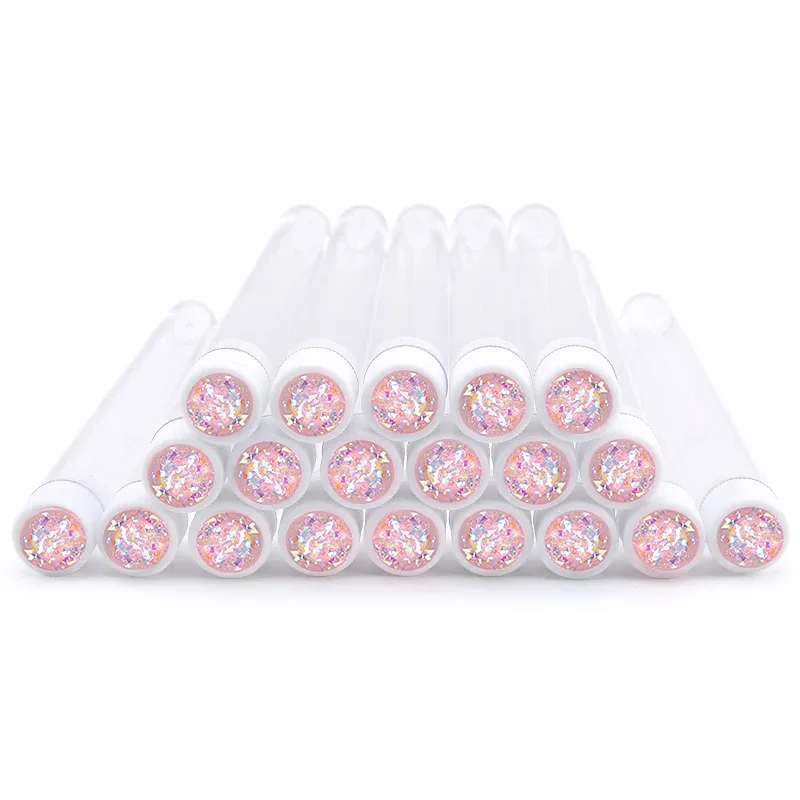 Tubes de pinceaux de maquillage réutilisables, 20 pièces, anti-poussière, Tubes de brosses à sourcils avec nouveaux cils, perceuse en résine, outil d'extension de cils remplaçable — image 10