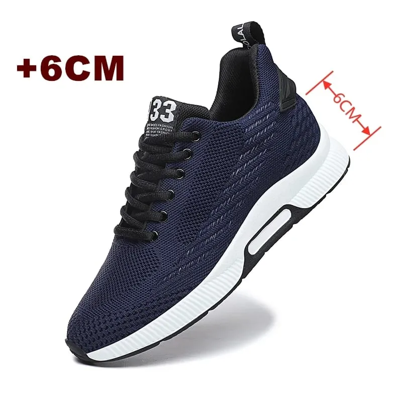 Große Größe Aufzug Schuhe Männer Turnschuhe Erhöhung Schuhe Höhe Erhöhen Schuhe Einlegesohlen 6CM Mann Täglichen Leben Höhe Zunehmende schuh — image 9