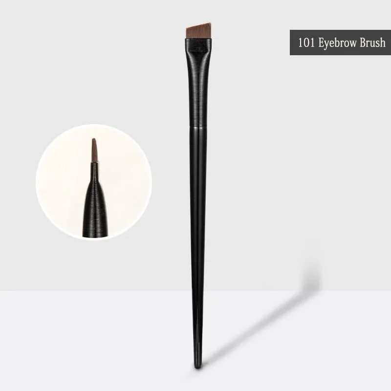 5/10 pezzi pennelli per trucco contorno sopracciglia pennello per eyeliner per sopracciglia professionale set di pennelli per occhi super sottile angolato set strumenti per il trucco — image 3