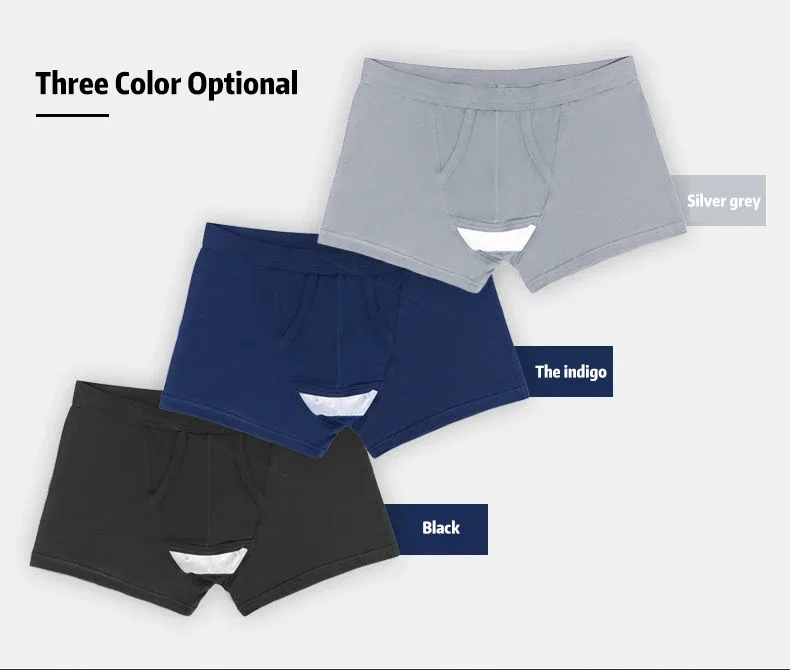 Man Breathable Underwear Penis Pouch Open Hole Boxer Sexy Comfortable Soft Underpants Lingerie Prolong Sex Time Improve Briefs — image 19