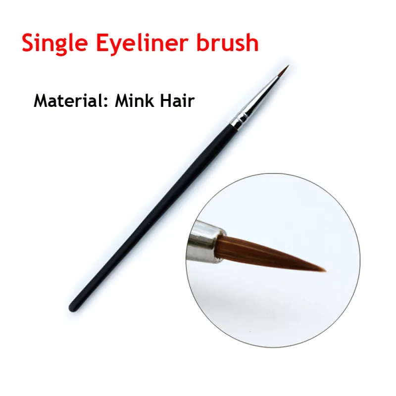 Berus Solekan Kecantikan Krim Kening Halus Berus Celak Pen Celak Hitam Berus Mink Rambut — image 5