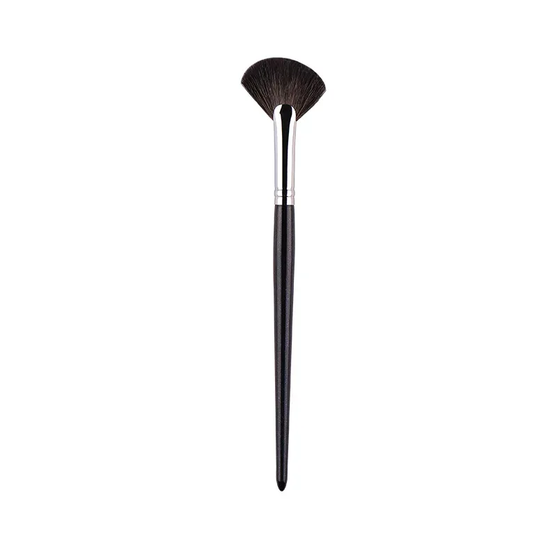 1 kus Malé vějířové štětce na make-up Zvýrazňovač Nosní stíny Štětec na make-up Tvářenka na kontury nádherné kosmetické nástroje Kozí srst — image 18