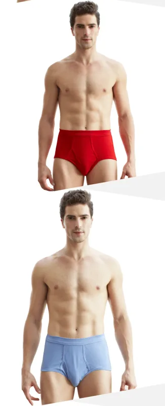 95KG Solid Fat Plus Size Men's Underwear Mens Underwear 100% Cotton Comfortable Breathable Loose Large Size Men Briefs Panties — image 15