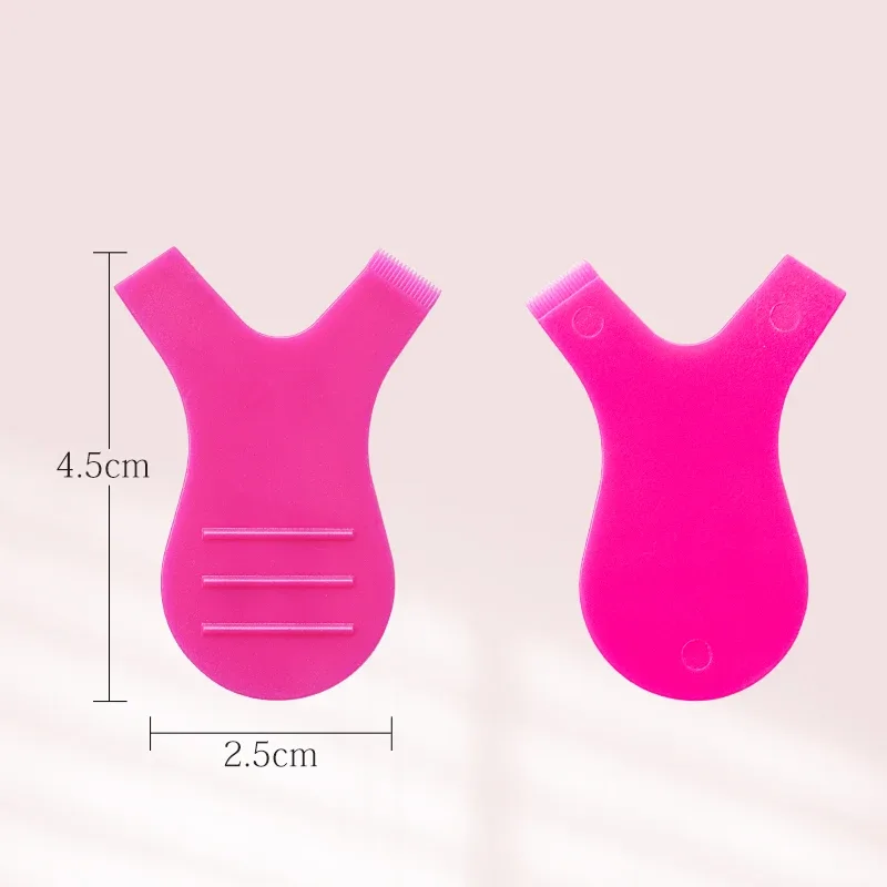 HOT 10 Buah/Pak Sikat Bulu Mata Plastik Dapat Digunakan Kembali Bentuk Y Bersih Kuas Bulu Mata Palsu Cangkok Alat Maskara Makeup Wanita — image 6