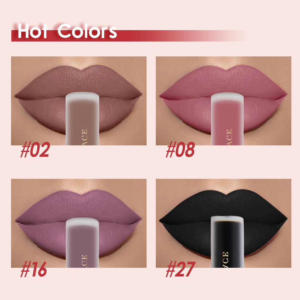 Nude Liquid ลิปสติก Waterproof Velvet Matte Lip Gloss Long Lasting Non-stick Cup Lip Tint แต่งหน้า Pigment เครื่องสำอาง — image 5