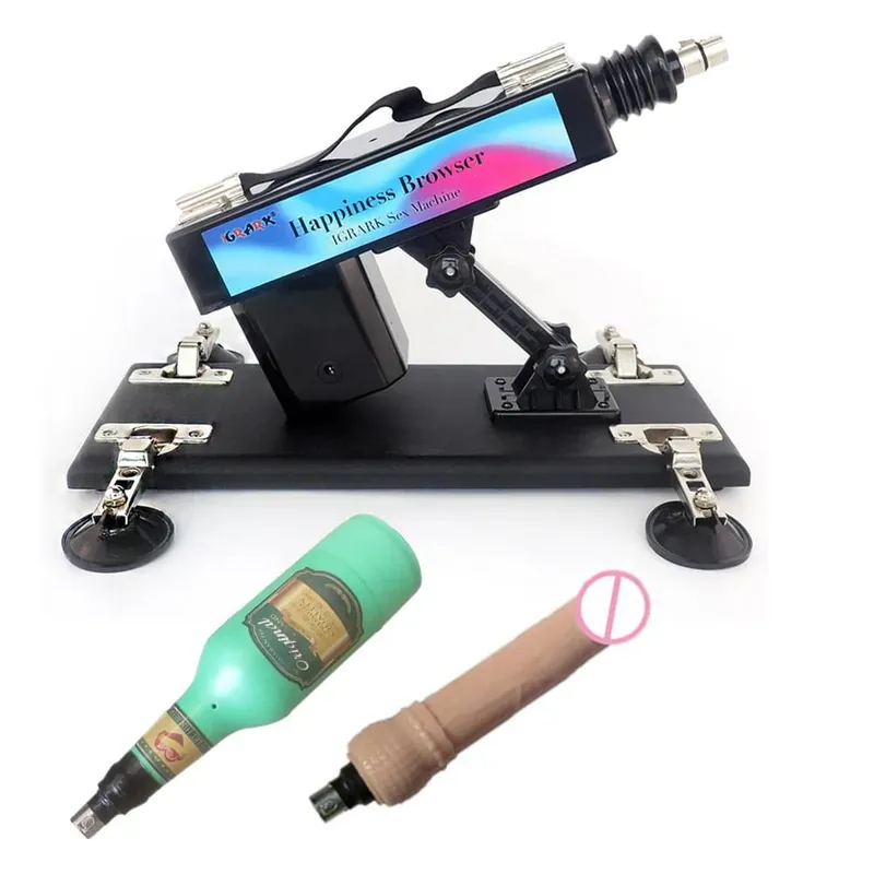 Macchina automatica del sesso del vibratore del motore forte con gli allegati del dildo Giocattoli regolabili del sesso della macchina di amore della pistola per il gioco adulto delle donne dell'uomo — image 25