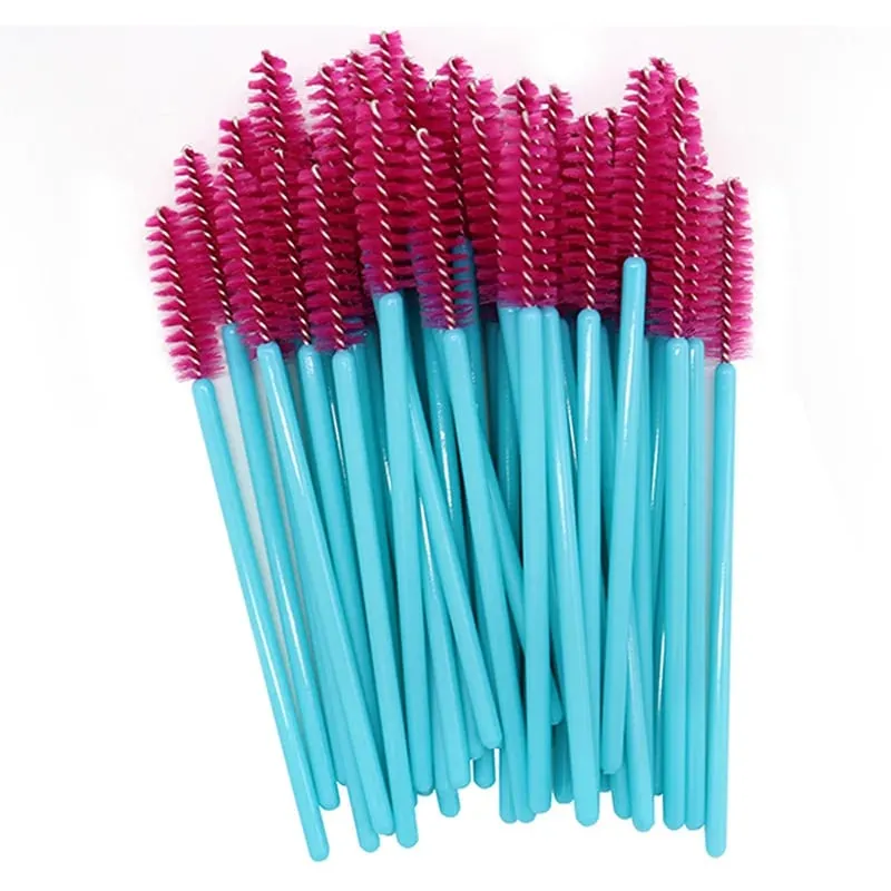 50 Pcs/Set Eyebrow Mascara Wand Eyelash Spoolie Brushes Wholesale Mix Disposable Lash Wands Eyelash Extension Brush Makeup Tools — image 20