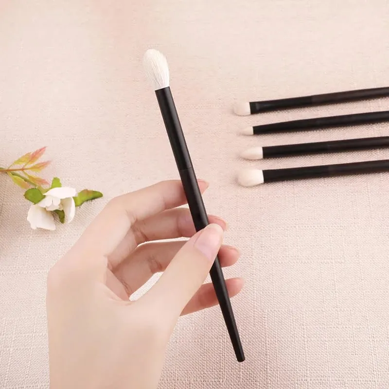 Q1-1 Professional Handmade แปรงแต่งหน้าชุด Ultra-Soft Saibikoho ผมแพะอายแชโดว์ผสมแปรงเครื่องสำอางค์ Make up Brush — image 2