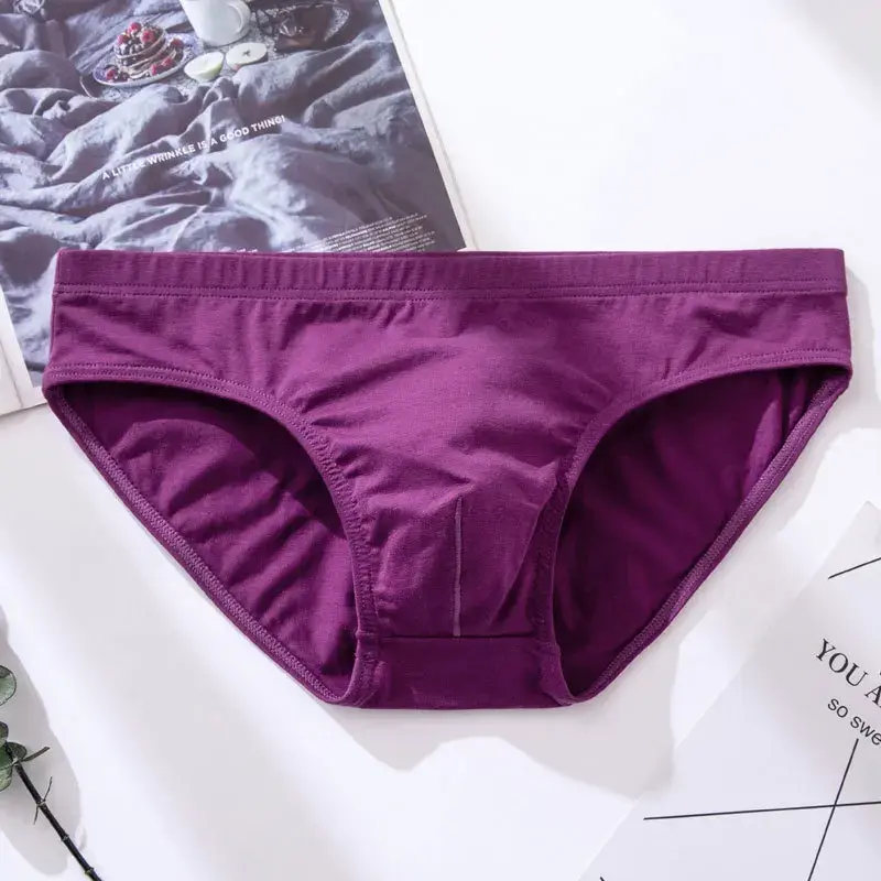 5pcs Men's Underwear Male Solid Briefs Underpants for Men Brief Cotton Adult Panties Mens Bikini Pant Men Sexy Slip Hombre 1805 — image 11