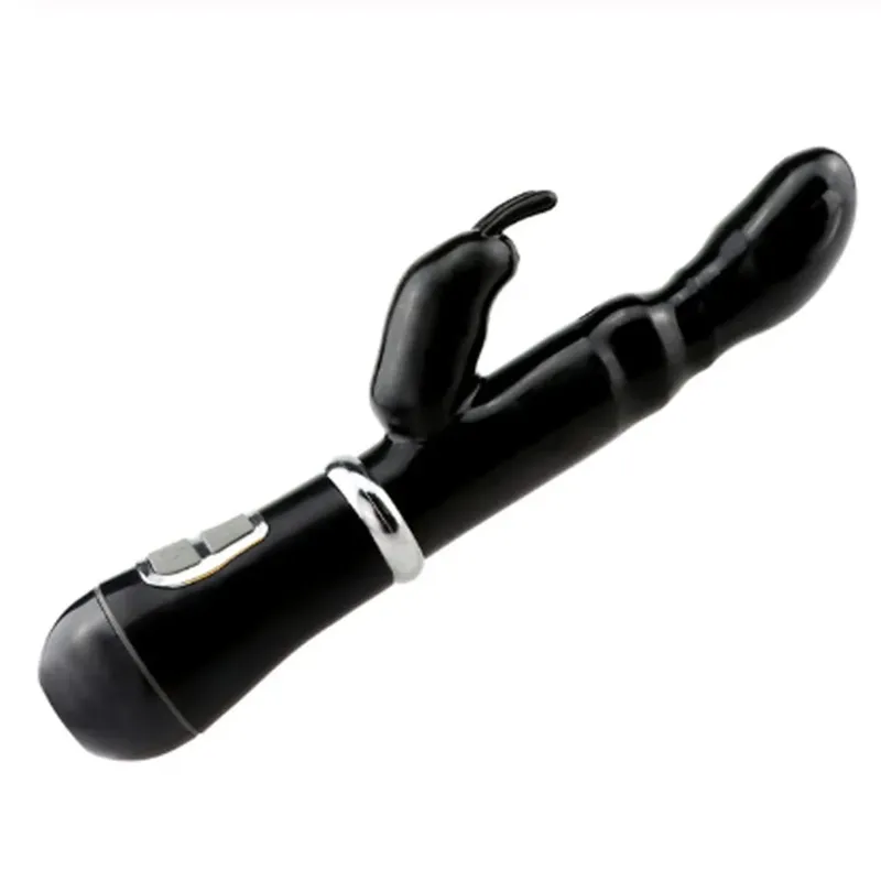 Vibratore del coniglio del punto G per le donne Doppio vibratore del dildo Impermeabile femminile Massaggiatore del clitoride della vagina Giocattoli adulti del sesso Prodotti erotici — image 9