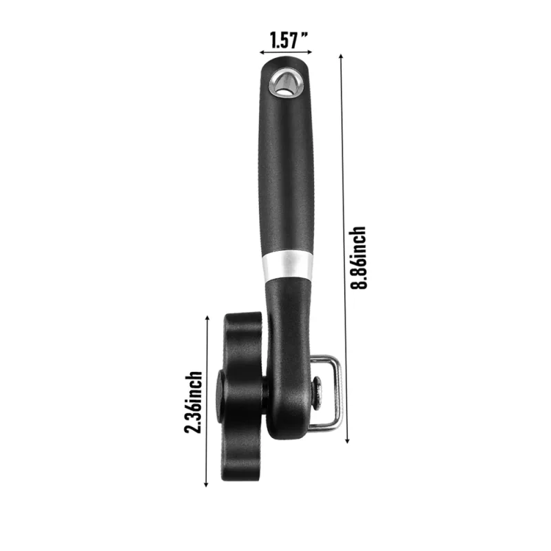 Apriscatole Accessori da cucina Apriscatole manuali professionali in acciaio inossidabile Apribottiglie con taglio laterale di sicurezza Utensili domestici — image 4
