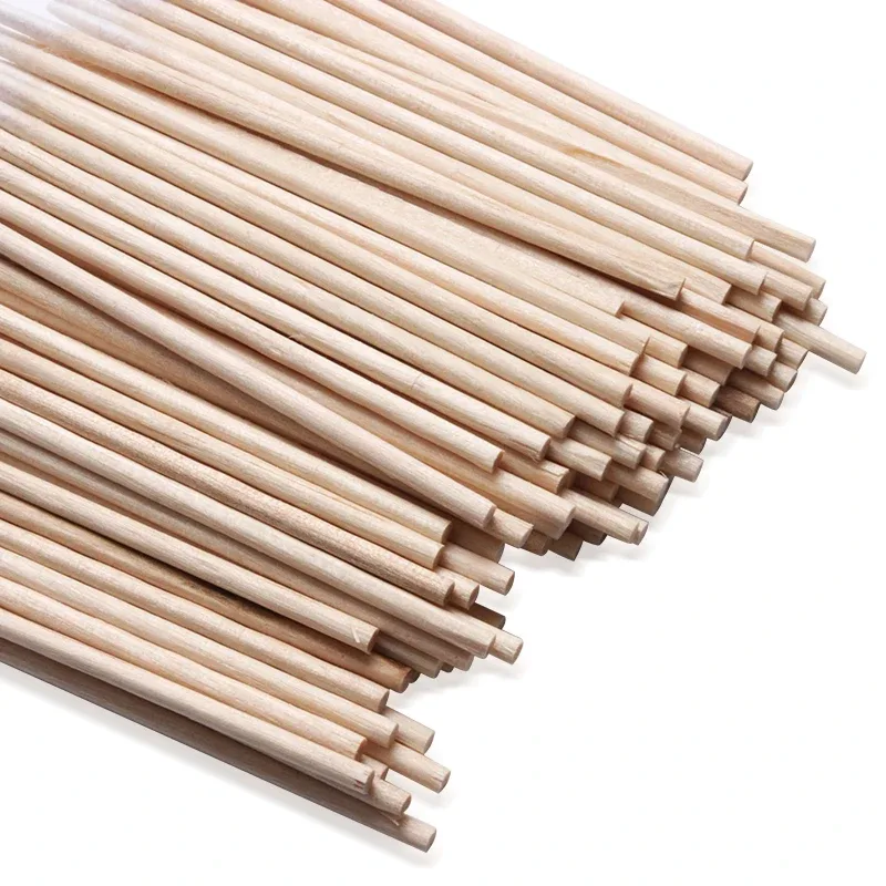 100 pcs Disposable ขนาดเล็กผ้าฝ้าย Swab Lint ฟรี Micro แปรงไม้ Cotton Buds Swabs Eyelash Extension กาวถอดเครื่องมือ — image 4