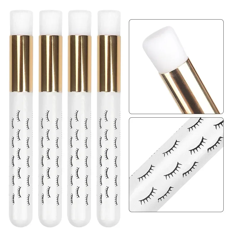 10 pezzi Spazzola per pulizia ciglia Applicatore per estensione ciglia Sopracciglio Naso Spazzole Bottiglia di lavaggio Cura della pelle Strumento di trucco Forniture pulite — image 6