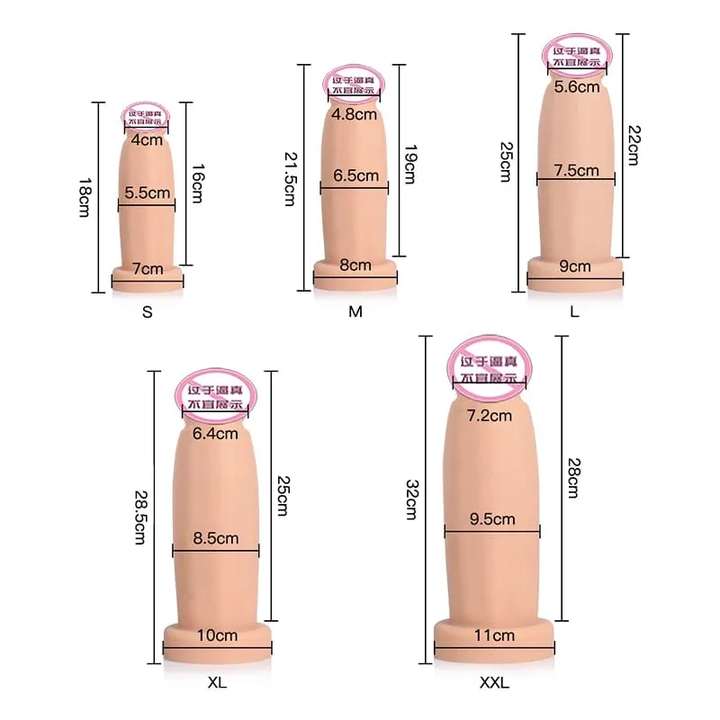 Huge Dildo Anal Plug 9.5 cm Silicone Big Buttplug Expansion Vagina Anus Masturbation Erotic Adult Anal Sex Toys For Men Women 18 — image 5