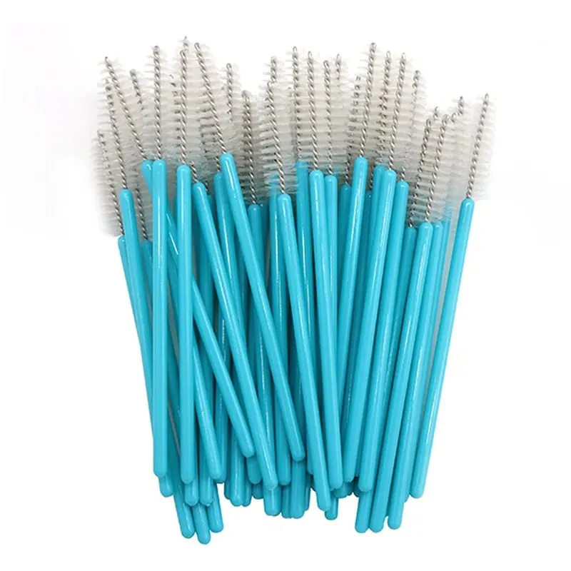 50 Pcs/Set Eyebrow Mascara Wand Eyelash Spoolie Brushes Wholesale Mix Disposable Lash Wands Eyelash Extension Brush Makeup Tools — image 25