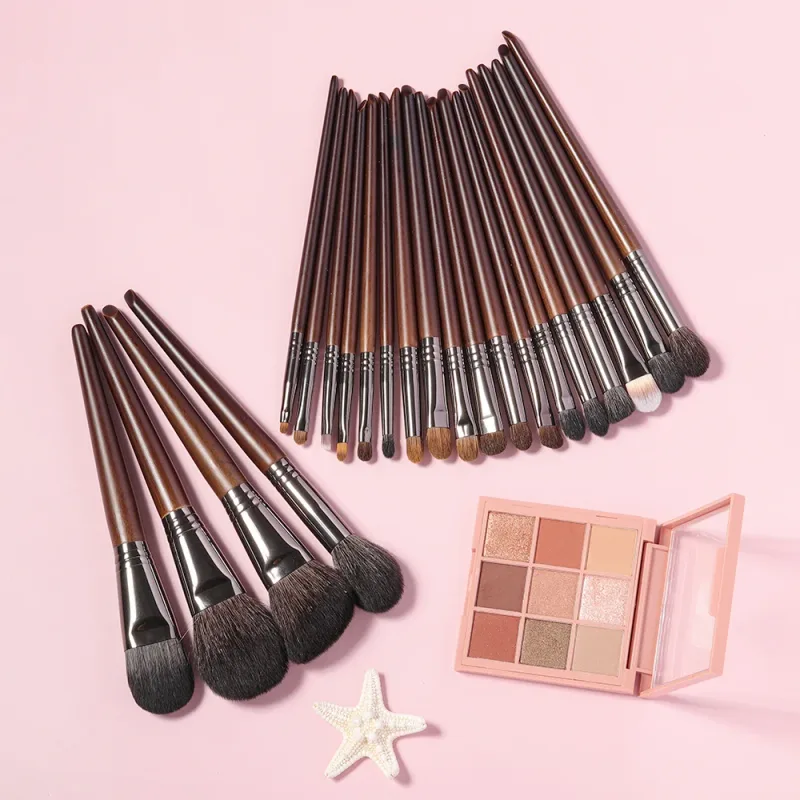 Set di pennelli per trucco OVW Strumenti professionali Capelli di capra in polvere Fard Ombretto Fondotinta Cosmetico per il trucco