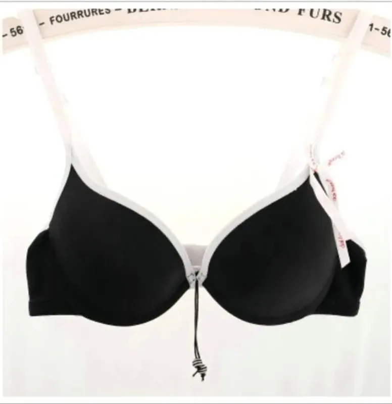 ปิดด้านหน้า Push Up Bra Panty ชุดผู้หญิงสีทึบสีแดง Rose สีแดงสีเหลืองชุดชั้นในวาเลนไทน์งานแต่งงานทุกวันหญิงชุดชั้นใน — image 4