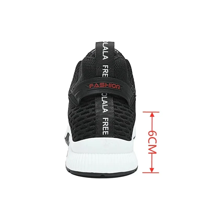 Große Größe Aufzug Schuhe Männer Turnschuhe Erhöhung Schuhe Höhe Erhöhen Schuhe Einlegesohlen 6CM Mann Täglichen Leben Höhe Zunehmende schuh — image 3