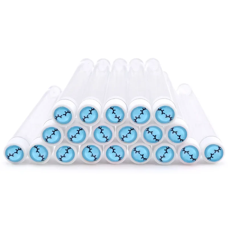 Tubes de pinceaux de maquillage réutilisables, 20 pièces, anti-poussière, Tubes de brosses à sourcils avec nouveaux cils, perceuse en résine, outil d'extension de cils remplaçable — image 20