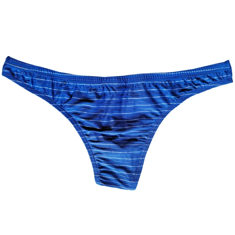 5 Lelaki Seluar Seksi Bikini Berjalur Seluar Dalam Lembut Bernafas Seluar Dalam Cucea Lelaki Seluar Gay Selesa Cueca Seluar Dalam Lelaki C903-1