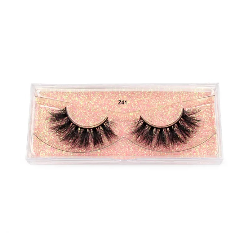 Trang điểm Mi 3D Lông mi chồn Wispy Volume Lông mi giả Kịch tính Mi Lông mi xù tự nhiên Hoàn thiện đầy đủ Quyến rũ mắt — image 6