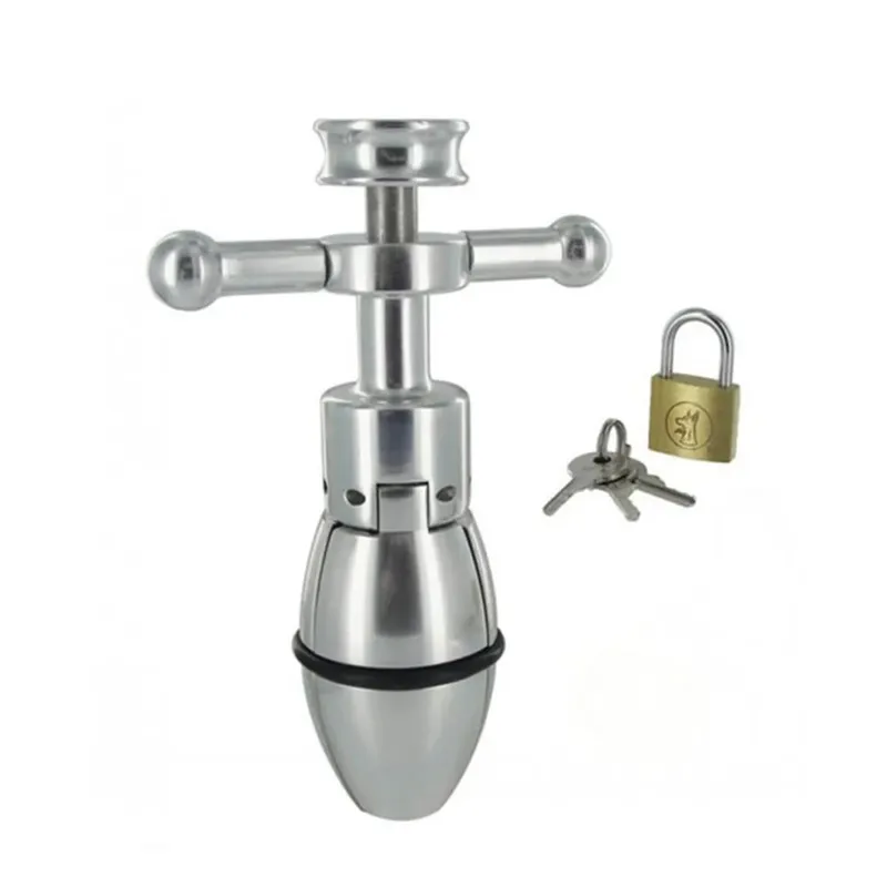 Butt Plug in acciaio inossidabile pesante Dilatatore vaginale anale Ano Eapander Giochi BDSM per adulti Prodotti erotici Giocattoli sessuali per uomini Donne Coppie
