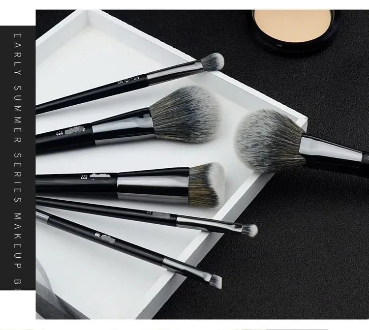 1 brocha de maquillaje en ángulo, Base líquida, brocha de maquillaje, bronceador, detalle lateral, herramientas de belleza esenciales para la cara 854 — image 4