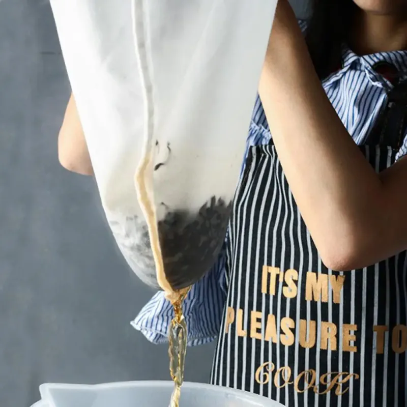 Wiederverwendbarer Stoff-Mesh-Filter, Nussmilchbeutel, Sieb, Sieb für Sojabohnensaft, Kräutertee, kaltgebrühter Tropfkaffeefilter, Küchenwerkzeug — image 4