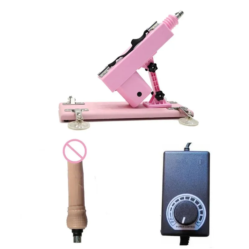 Macchina automatica del sesso del vibratore del motore forte con gli allegati del dildo Giocattoli regolabili del sesso della macchina di amore della pistola per il gioco adulto delle donne dell'uomo — image 16