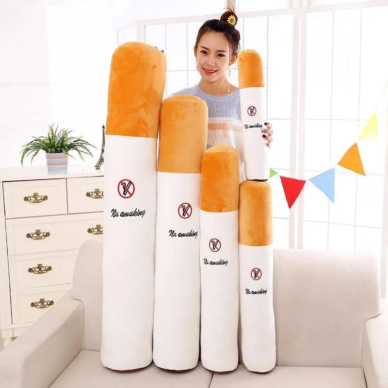 30-110cm criativo fumar cilíndrico almofada de dormir cigarro travesseiro smulation brinquedos de pelúcia moda namorado presente de aniversário — image 6