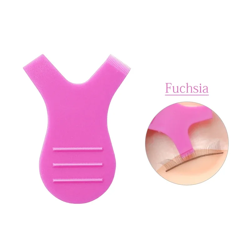 HOT 10 Buah/Pak Sikat Bulu Mata Plastik Dapat Digunakan Kembali Bentuk Y Bersih Kuas Bulu Mata Palsu Cangkok Alat Maskara Makeup Wanita — image 11