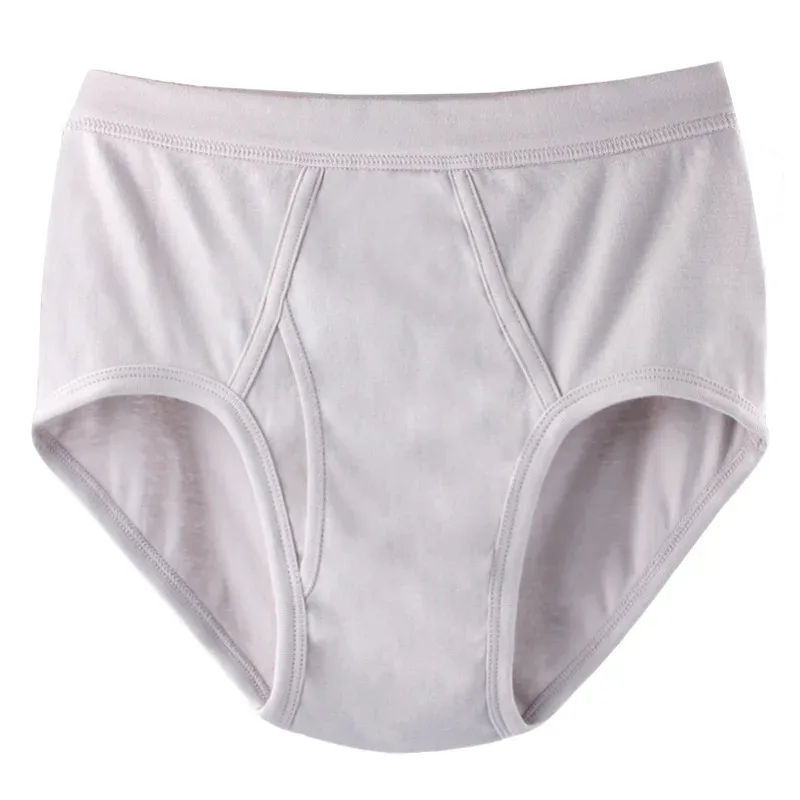 95KG Solid Fat Plus Size Men's Underwear Mens Underwear 100% Cotton Comfortable Breathable Loose Large Size Men Briefs Panties — image 21