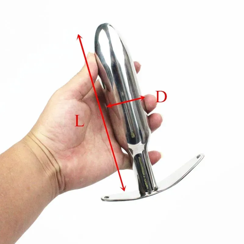 Anální míček 6 velikostí Pevná nerezová ocel Anus Dilator Zátka na zadek pro dospělé Herní anální sexuální hračky pro muže a ženy H8-1-38 — image 5