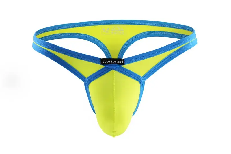 Mens Sexy Underwear Briefs Solid Gay Men Underwear Bulge G Strings Penis Pouch Thong Man Briefs Backless Man Tanga Jockstraps — image 1