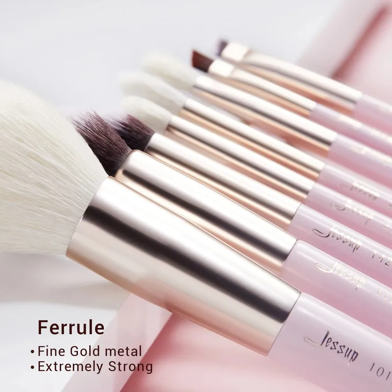 Jessup Trang Điểm Chuyên Nghiệp Bộ 25 Con Phấn Nền Phấn Mắt Che Khuyết Điểm Blusher Cọ Trang Điểm Bộ Dụng Cụ Mỹ Phẩm T290