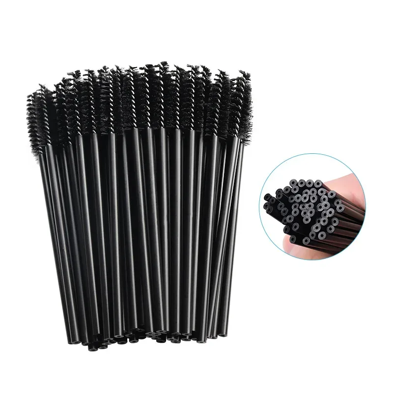 50 stk disponibel krystal øjenvippe børste Mascara tryllestave applikator diamant øjenvippe børster øjenvippeforlængelse kvinder makeup værktøj — image 5