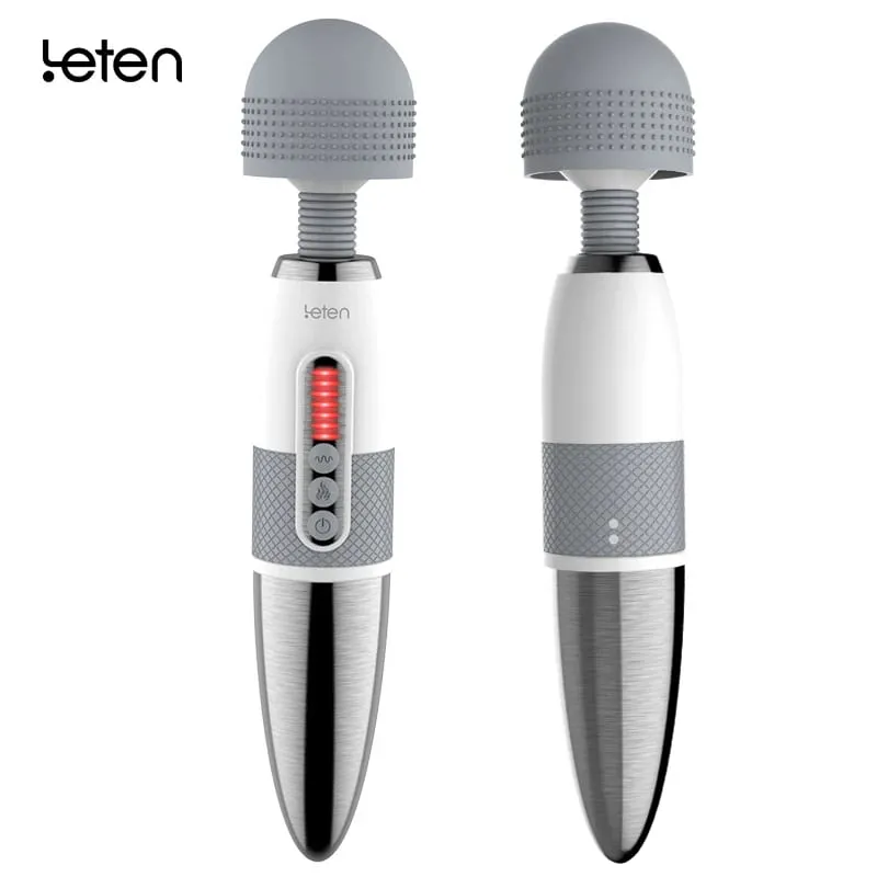 Leten Huge Head Vibrator for Female Masturbation Orgasm AV Magic Wand Massager Nipple Clitoris Stimulator Sex Toys for Woman
