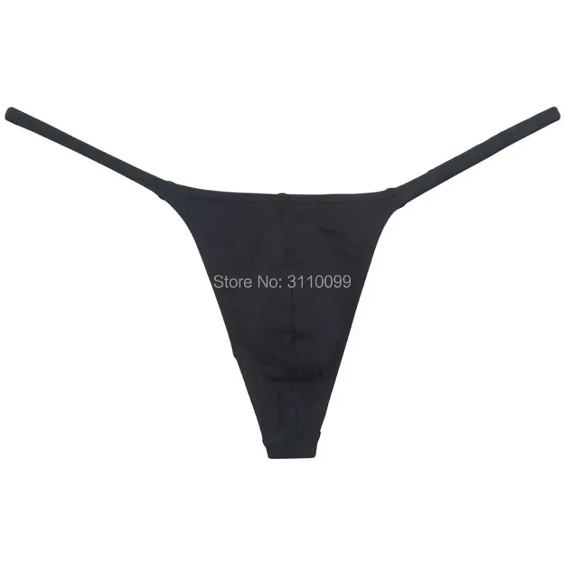 Männer Modal String Tanga Unterwäsche Männlich Minimale Abdeckung Hipster T-back Jock Strap — image 3
