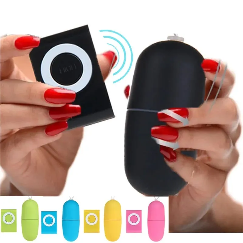 Candiway Divertente Mp3 Forma 20 Modelli Telecomando Vibrazione Salto Uovo Masturbazione G-Spot Stimolare Giocattoli Del Sesso Per Coppia 1PC — image 1