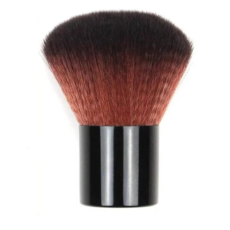 1Set Große Schwarz Make-Up Pinsel Pulver Kosmetik Pinsel Gesicht Erröten Kontur Pinsel Kabuki Nagel Pinsel Make-Up-Tools Mit Tasche sculpting